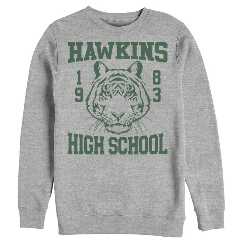 Men's Stranger Things Hawkins High School Tiger 1983 Sweatshirt, 1 of 5