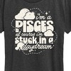 Women's - Instant Message - I'm A Pisces Daydream Short Sleeve Graphic T-Shirt - 2 of 4