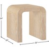 Meridian Furniture,Toulon Oak Veneer End Table - 2 of 3