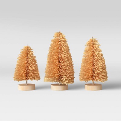 3pk Bottlebrush Set Neutral - Threshold™