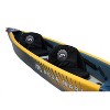 Aqua Marina Tomahawk 14.5" AIR K High Pressure Speed 2 Person Inflatable Kayaks - 4 of 4