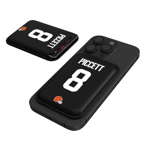 NFL Cleveland Browns Players Game Tactic Black Magnetic Credit Card Wallet - 1 of 3