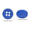 Unique Bargains Resin Craft Snap Round Flat 4-Hole Sewing Buttons 50 Pcs - 2 of 4