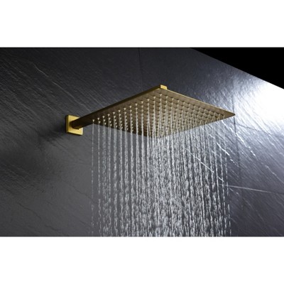 DOMETOUR Rain Shower Head High Pressure Rainfall Showerhead Water Saving