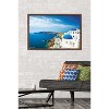 Trends International Santorini Island Framed Wall Poster Prints - 2 of 4