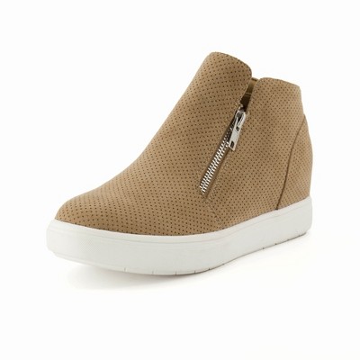 CUSHIONAIRE Women's Hart Hidden Wedge Sneaker +Wide Width Available