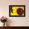 HomeRoots Sunflower Portrait Black Framed Print Wall Art - 2 of 4