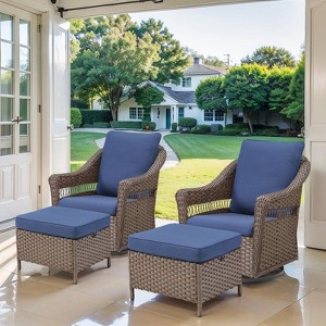 Buenhomino Outdoor Wicker Patio Set – Stylish, Durable & Comfortable - 1 of 4