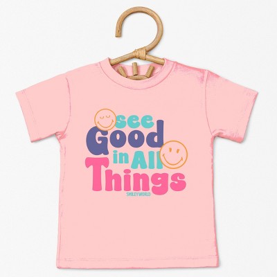 The Juniper Shop SmileyWorld See Good In All Things Toddler Short Sleeve Tee