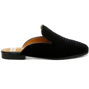 Ouzini Velvet Textured Slip On Mules - 1 of 4