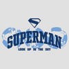 Womens Superman Look Up in the Sky World Racerback Tank - 2 of 4