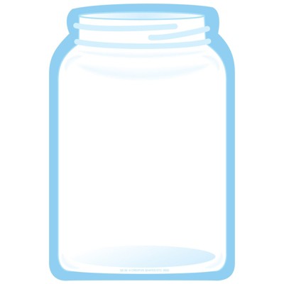 Creative Shapes Etc. Notepad, Jar, Large, 5" x 7", 50 Sheets (Pack of 6)