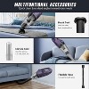 Teendow Cordless Handheld Vacuum for Car Interior, Portable 6000Pa Rechargeable Cleaner, Purple - 4 of 4