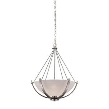 Thomas Lighting Casual Mission 3 - Light Chandelier in  Brushed Nickel