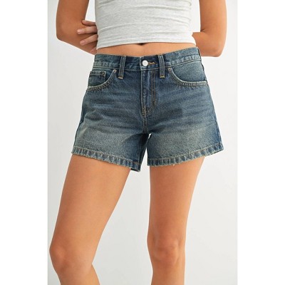 Women's Mid Rise Baggy Vintage Short - JBD.