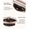 Quilted Crossbody Bags for Women RFID Vegan Leather Travel Purse Small Shoulder Handbags with Built in Wallet - 4 of 4