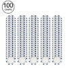 Poker Chips – 100-Piece Set of 11.5-gram Blackjack Chips with Suited Design by Trademark Poker (White) - 4 of 4