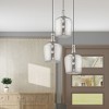 Livex Lighting Art Glass 1 - Light Pendant in  Brushed Nickel - 3 of 4