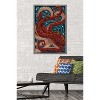Trends International Lantern Press - Yachats, Oregon, Octopus Mosaic Framed Wall Poster Prints - 2 of 4