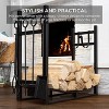attop 34.25in Firewood Log Rack & Tool Set - 4 of 4