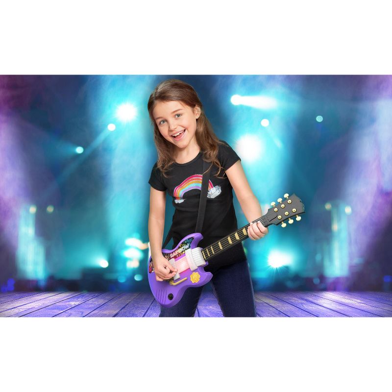 eKids Rainbow High Toy Guitar for Girls – Purple (RH-632.EMv22), 4 of 6