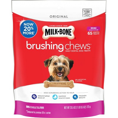 milk bone brushing chews fresh breath