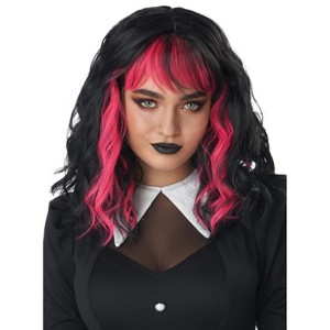 California Costumes Cute N Crafty Adult Women's Wig (Hot Pink) - 1 of 3