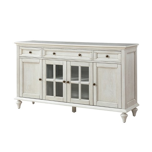 Solid white deals sideboard