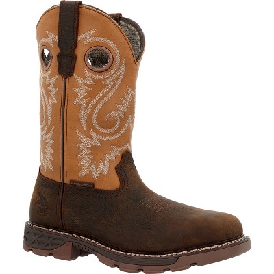 Men's Georgia Boot Carbo-Tec FLX 11" Waterproof Alloy Toe Pull On Work Boot