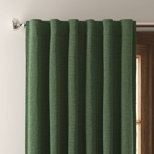 Blackout Velvet Window Curtain Panel - Threshold™ - 1 of 4