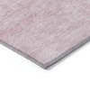 Blush Pink And Mauve Abstract Washable Indoor Outdoor Area Rug - 4 of 4