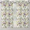 RT Designer's Collection Latte Printed 3 Pieces Kitchen Curtain Set Includes 1 Valance 52" x 18" and 2 Tiers 26" x 36" Each Multi Color - image 3 of 4