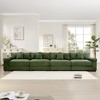 Aukfa Oversized 170" Modular Corduroy Sofa Set - Reversible Sectional Couch with Ottoman, Fabric Upholstery for Living Room - 2 of 4