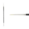 Creative Mark Pro Stroke Premium White Chungking Hog Bristle Artist Paint Brush - Round  - Natural Bristle Brush w/ Great Control Suitable for Oils, - 2 of 4