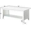 AFI Furnishings Nantucket Coffee Table White - 3 of 4