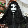 YOOCOZZ Outdoor Halloween Decoration 67" Life Size Freestanding Scary Ghost Bride with Sound Activation,Red Eyes and Creepy Voice - 3 of 4