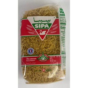 Sipa Vermicelli Pasta 1 lb - Italian Style Noodles For Delicious Homemade Meals - Durum Wheat Pasta For Healthy Cooking - 1 of 1
