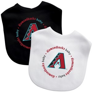 BabyFanatic Officially Licensed Unisex Baby Bibs 2 Pack - MLB Arizona Diamondbacks - 1 of 4