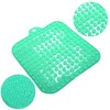 Unique Bargains Shower Foot Clean Massager Scrubber Foot Massager Scrubber with Suction Cups 9.25"x9.25" - 3 of 4