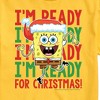 Men's - SpongeBob SquarePants - I'm Ready For Christmas Short Sleeve Graphic T-Shirt - 2 of 4