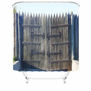 Ranch Fence Shower Curtains for Bathroom Waterproof Fabric Bath Curtain Durable Soft Stylish Bathroom Decor 72x72 Inch - 1 of 1