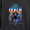Women's - Disney Villains - Evil Queen Bad Apple Tour Lightweight French Terry Wide Neck Long Sleeve Shirt - 2 of 4