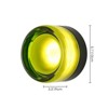 Rennnsan Velden 5" W Hardwired Round Green Glass Modern LED Dimmable Wall Sconce in Black - 3 of 4