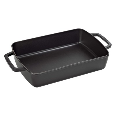 Cast Iron Roasting Pan - Won't Rust or Chip