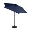 9FT Outdoor Sun Umbrellas, Market Patio Table Umbrella with Push Button Tilt and Crank, 6 Sturdy Ribs (Base Not Included) – Maison Boucle - 4 of 4