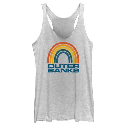 Women's Outer Banks Rainbow Logo Racerback Tank Top - image 1 of 4