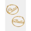 AJOA DOLCE VITA CIAO BELLA HOOP EARRINGS - 4 of 4