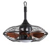 TOBILI 20 Inch Downrod Mount Ceiling Fan LED 18W 3CCT 5 ABS Blades with Hanging and Hook for Outside Patios Pergola - 2 of 4