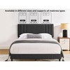DeCoro Chicago Modern Tufted Upholstered Platform Bed - 4 of 4