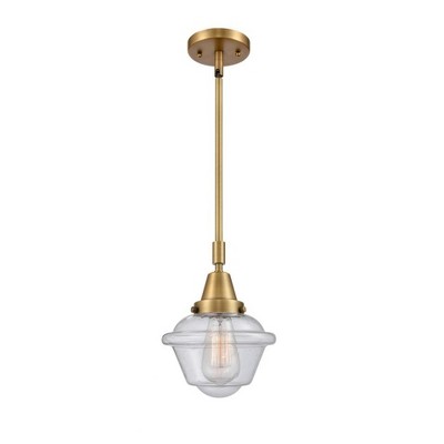 Oxford - 1 Light Stem Hung Mini Pendant In Traditional Style-9.13 Inches Tall and 7.5 Inches Wide